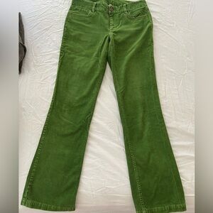 J. Crew Green Corduroy Favorite Fit 4R